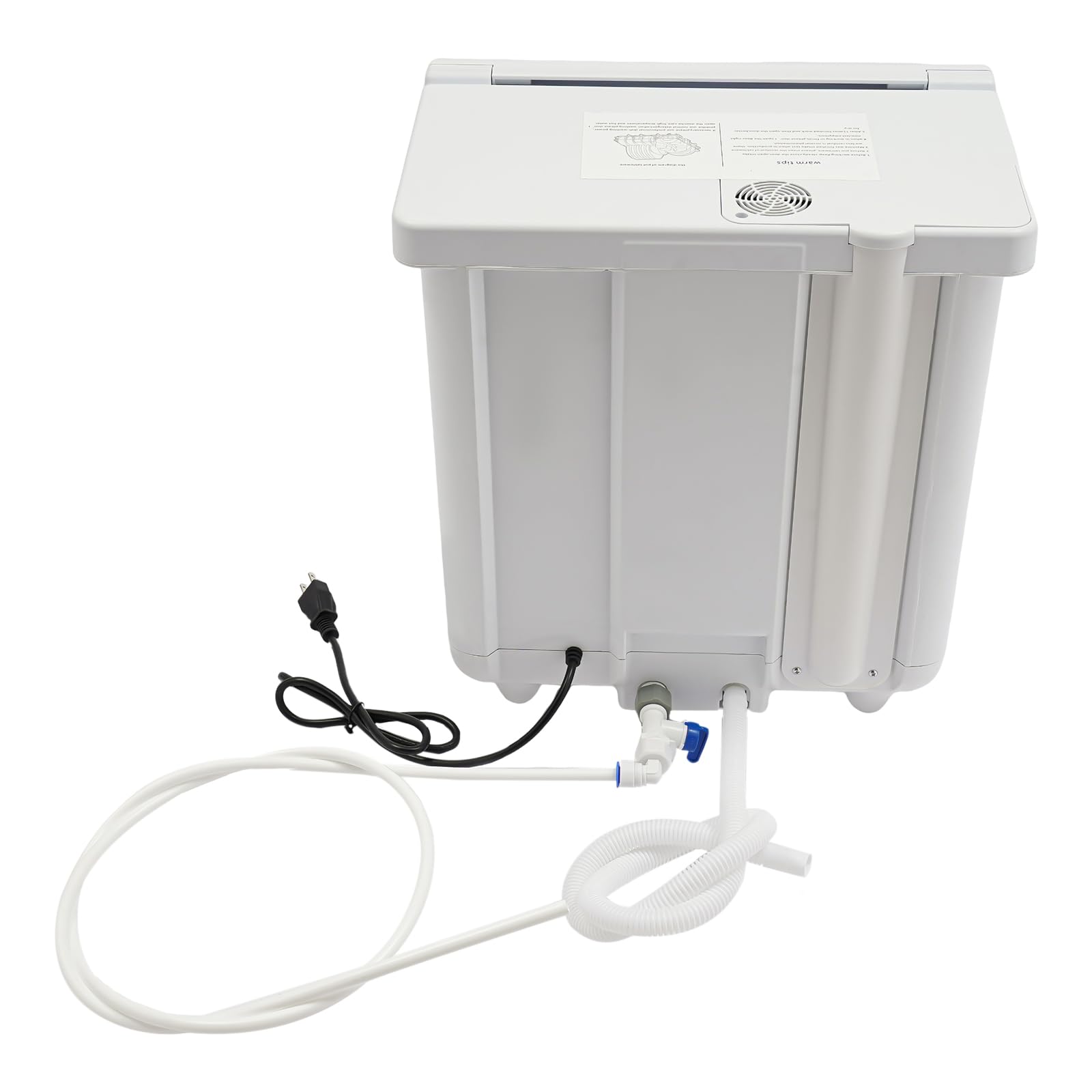 1200W Portable Countertop Dishwasher - Compact Automatic Dishwashing Machine with 5 Wash Programs, Water Lift & Drain System | Perfect for Small Kitchens, Apartments, RVs & Dorm Rooms | Cleans, Purifies & Stores Dishes (15.7x15.7x17.7 Inches)