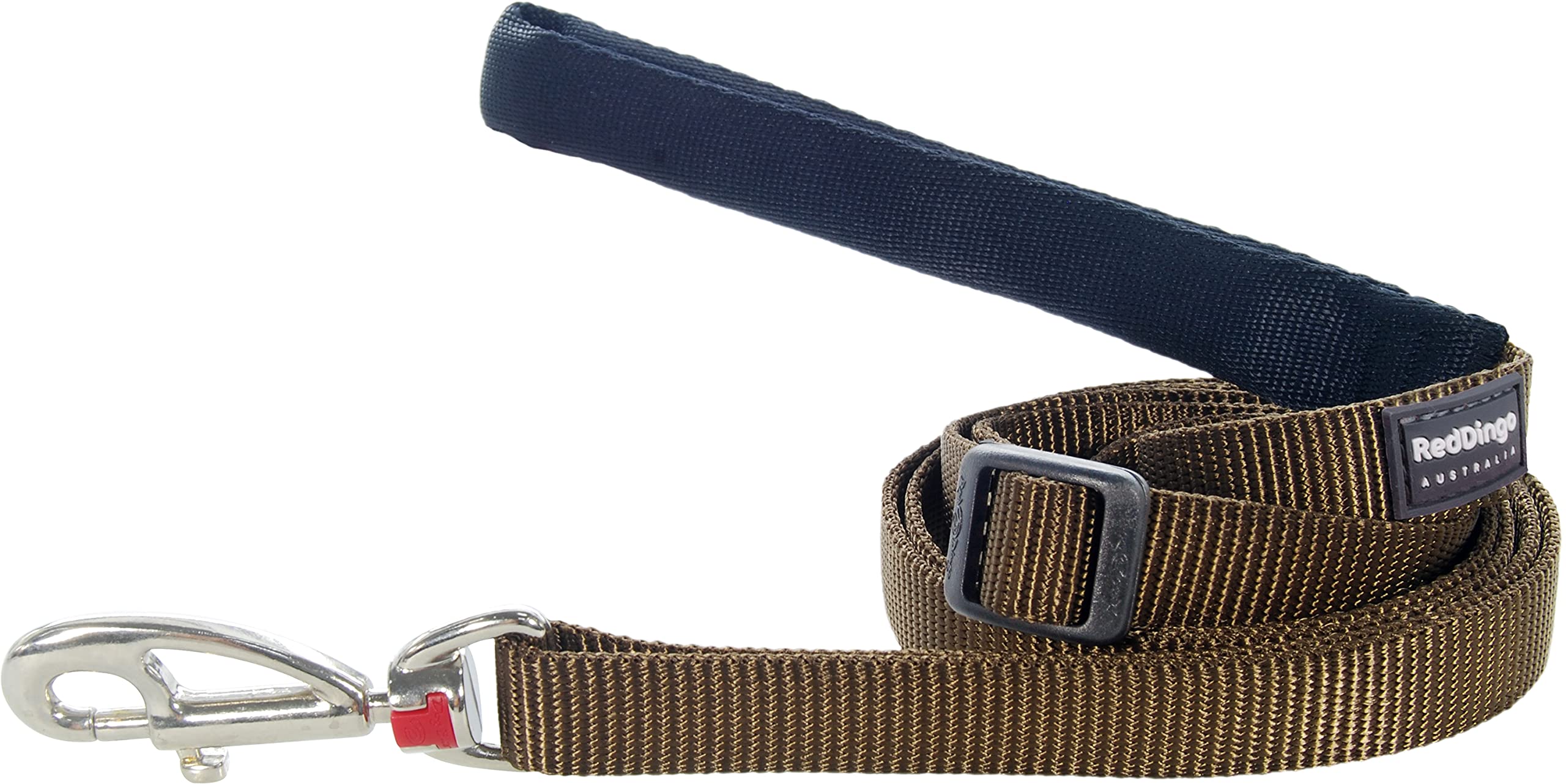 **Red Dingo Adjustable Nylon Dog Leash for Small Dogs – Lightweight & Durable Pet Walking Lead in Brown – Perfect for Training, Daily Walks & Outdoor Adventures – Ideal for Park Visits, Hiking & Neighborhood Strolls – Great for Active Pet Owners & City Walks – Use Cases: Walking Your Puppy in the Park, Hiking Trails, or Casual Neighborhood Strolls with a Secure and Comfortable Leash**