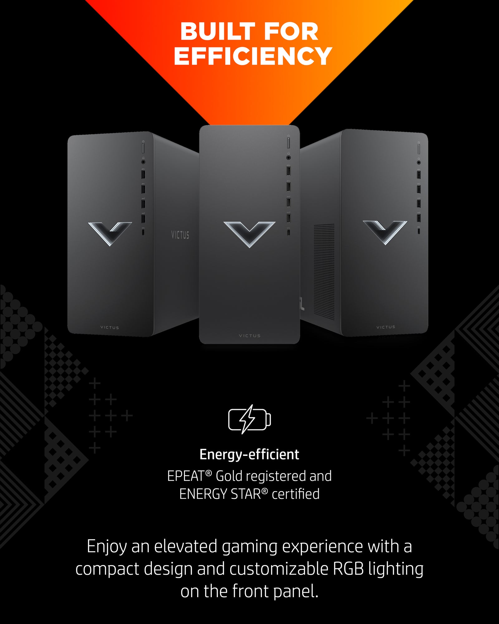 Victus by HP 15L Gaming Desktop TG02-0025m - AMD Ryzen 5, 16GB RAM, 512GB SSD, AMD Radeon RX 6400, Windows 11 Home - Perfect for Gaming, Streaming & Content Creation