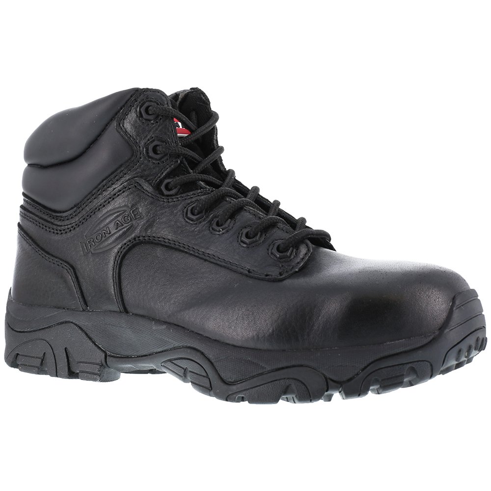 Iron Age Women's IA507 Trencher Work & Safety Boots - Steel Toe, Slip Resistant, Waterproof for Construction, Landscaping & Outdoor Work