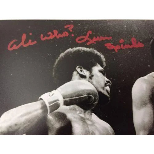 Leon Spinks Signed 8x10 Photo with COA - Authentic Boxing Memorabilia - Muhammad Ali vs Michael Spinks Fight Collectible - Perfect for Sports Fans and Boxing Memorabilia Collections
