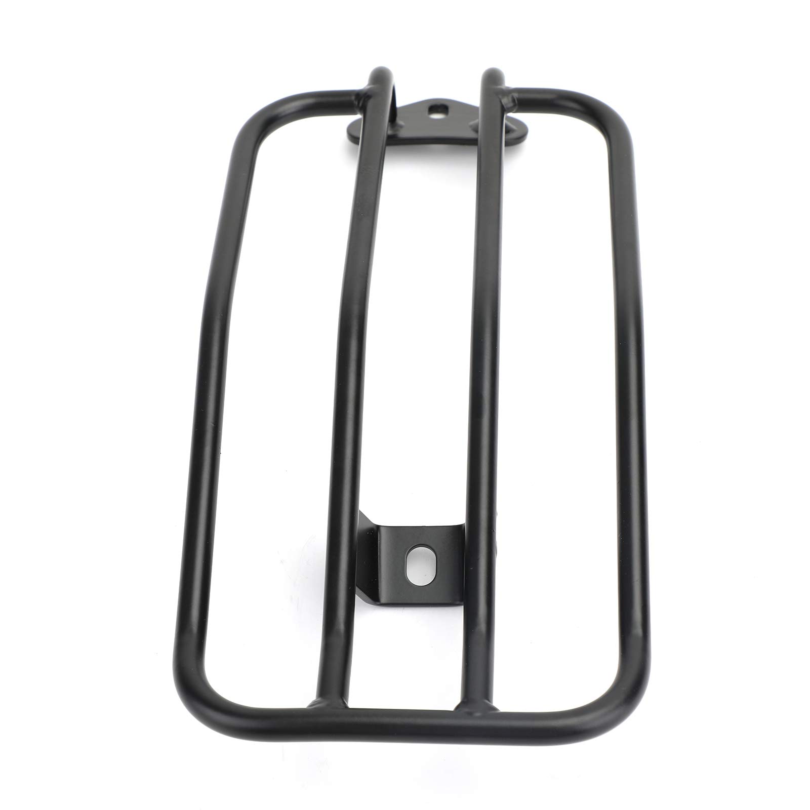 Motorcycle Luggage Rack Top Case Carrier - Heavy Duty Rear Utility Rack for Solo Seat & Fender - Compatible with Honda CMX300/500 Rebel 2017-2020 (Black) - Perfect for Long Rides & Touring Accessories