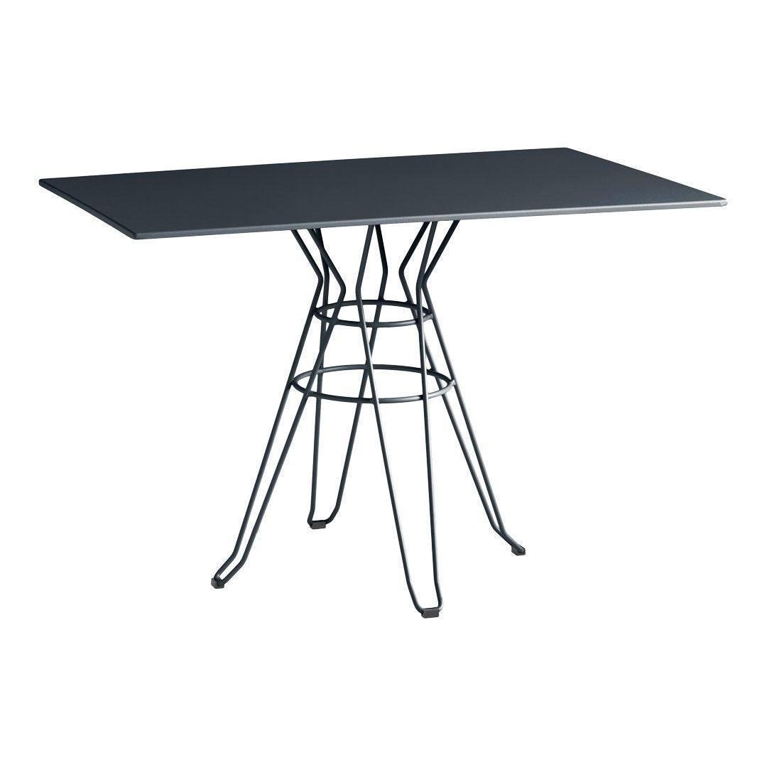 Modern Capri Rectangular Dining Table - 72 Inch Rustic Farmhouse Style Solid Wood Kitchen Table for 6-8 People - Perfect for Family Gatherings, Dinner Parties & Open Concept Dining Rooms