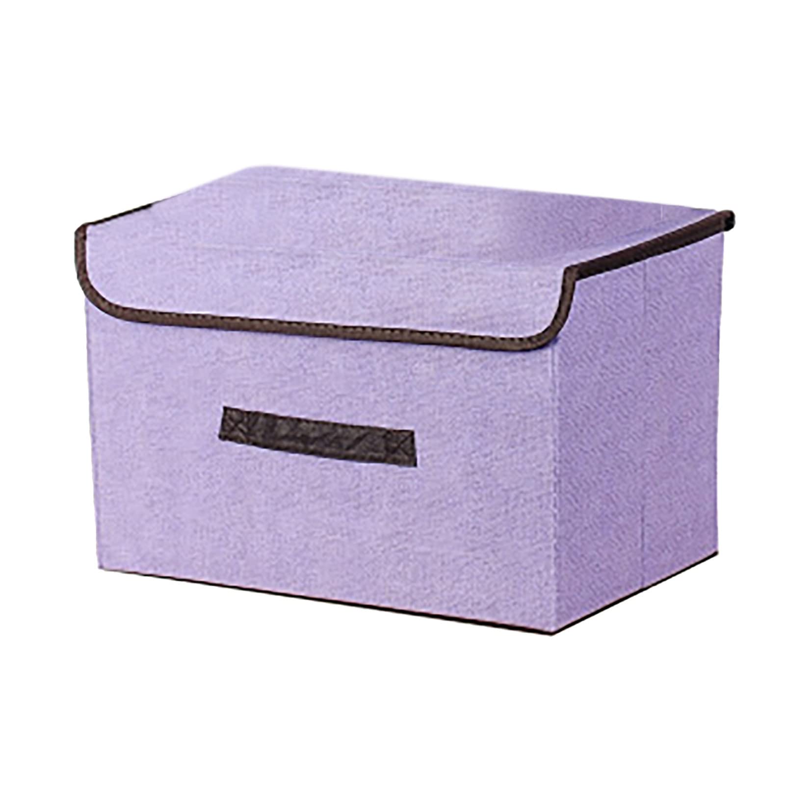 Foldable Storage Box with Lid - Portable Organizer for Clothes, Sundries & Housekeeping | Perfect for Closet, Bedroom & Travel Organization