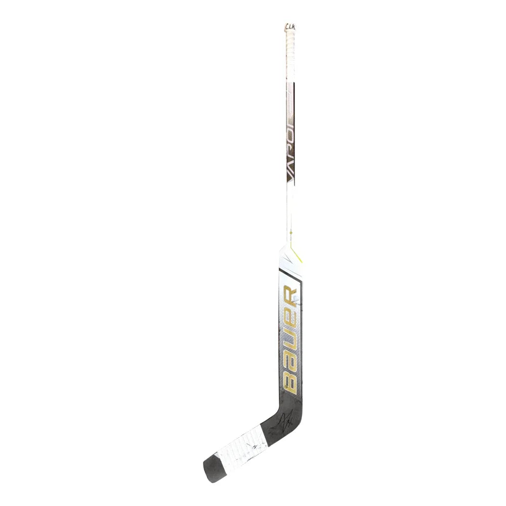 Logan Thompson Autographed Game Used Hockey Stick - Vegas Golden Knights vs. Washington Capitals 11/14/23 - Signed NHL Memorabilia for Sports Collectors & Hockey Fans