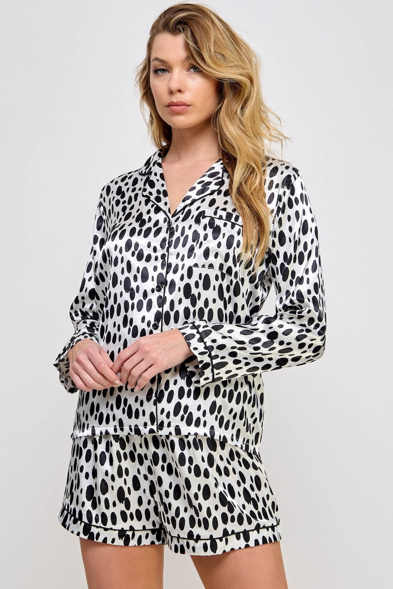 BeWicked Women's Dalmy Pajama Set 2085 - Soft & Comfortable Sleepwear for Women, Perfect for Lounging, Sleepovers, and Relaxing at Home
