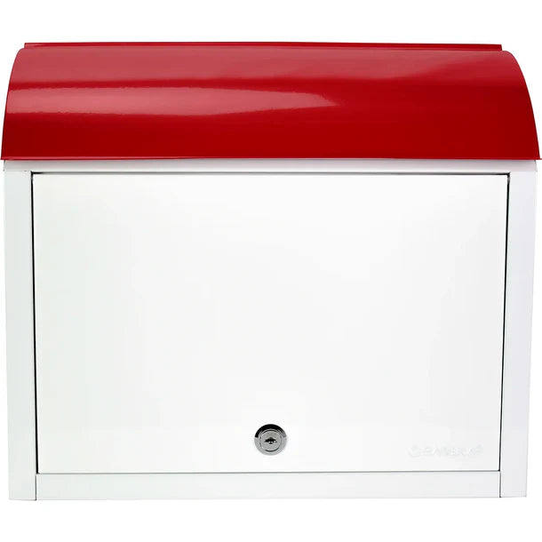 Barska CB13700 Retro Wall Mount Mailbox - Classic Decorative Outdoor Mailbox for Home, Farmhouse & Garden - Perfect for Front Porch, Yard & Rural House Decor