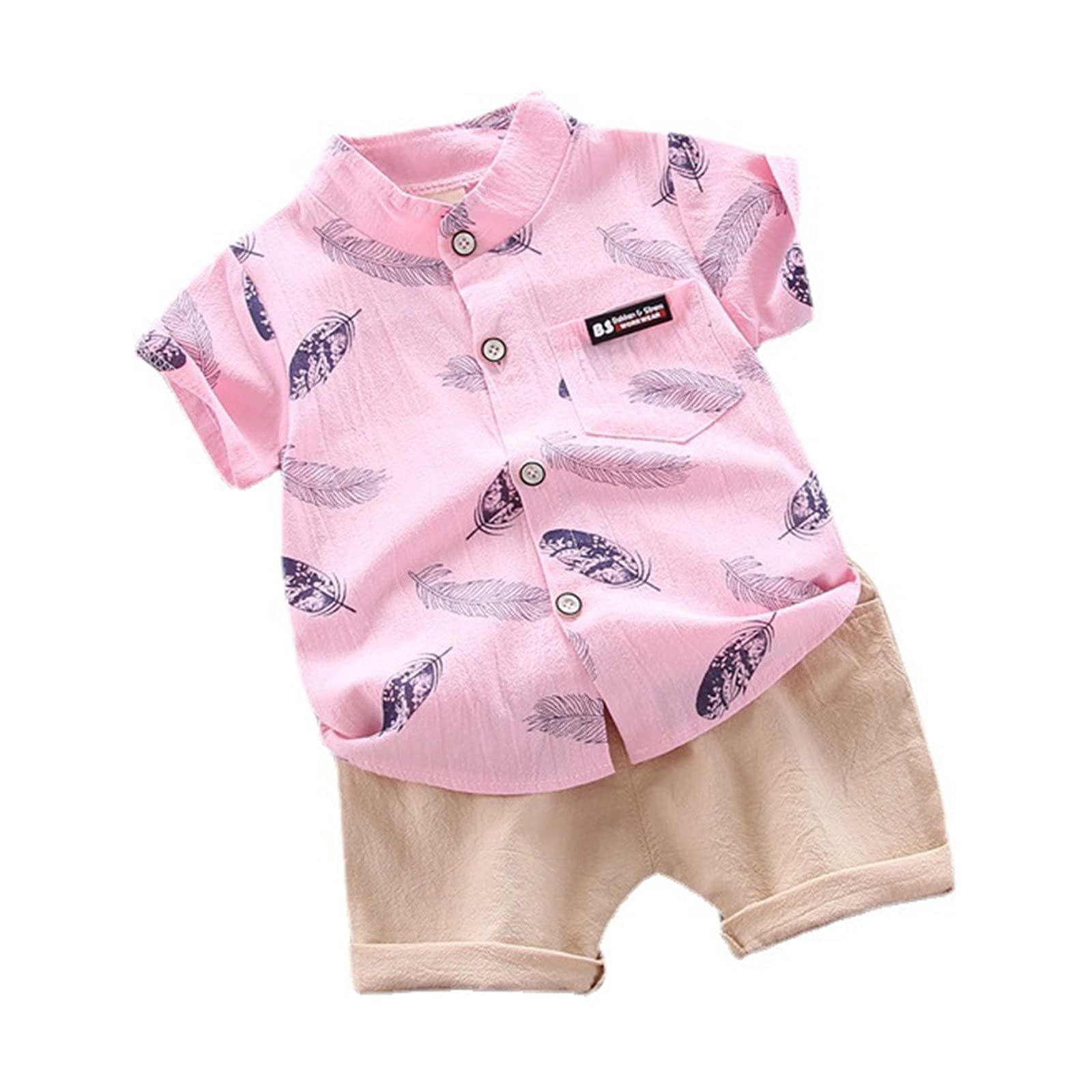 Adorable Nautical Cartoon Feather T-Shirt & Shorts Outfit Set for Toddler Boys | Soft Cotton Baby Boy Clothes | Perfect for Playdates, Beach Trips & Birthday Gifts