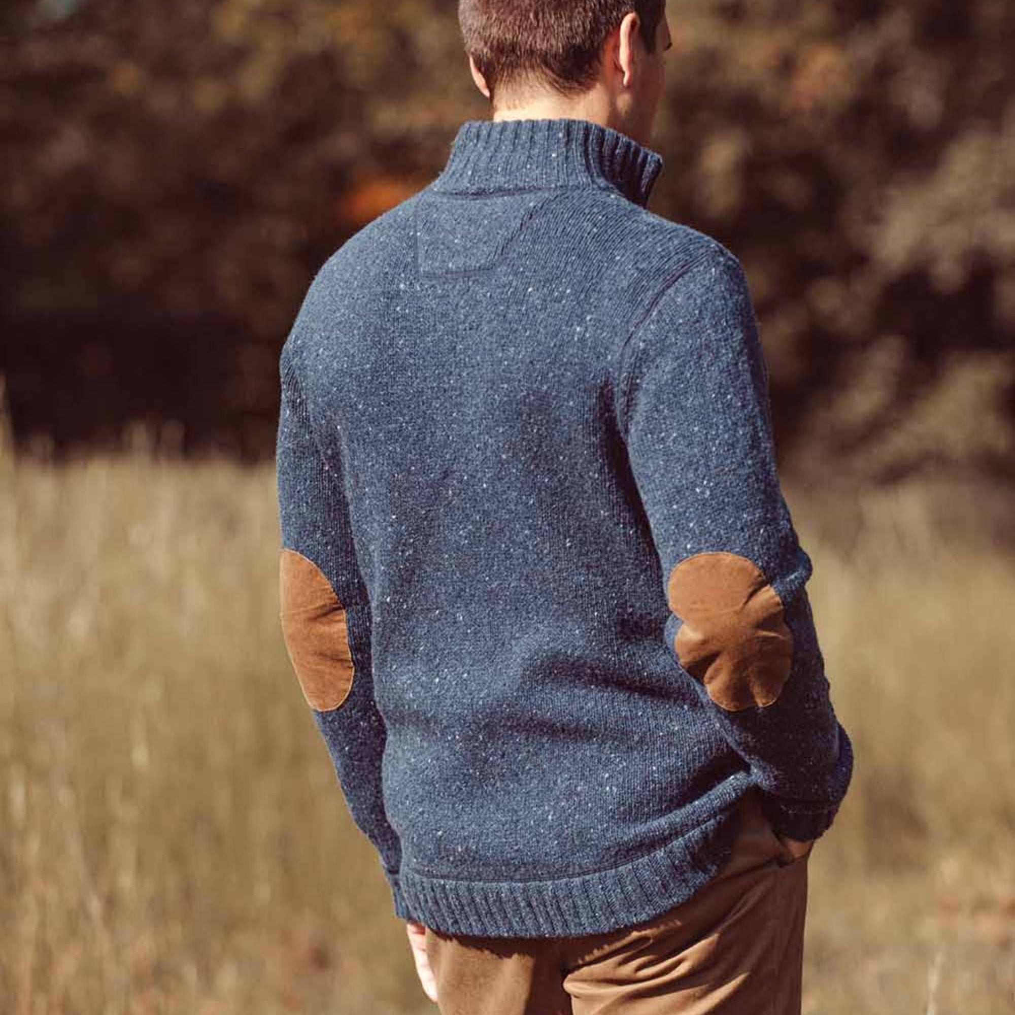 Premium Irish Wool Cumberland Donegal Sweater for Men & Women - Warm, Durable & Stylish Knitwear for Fall, Winter & Outdoor Adventures