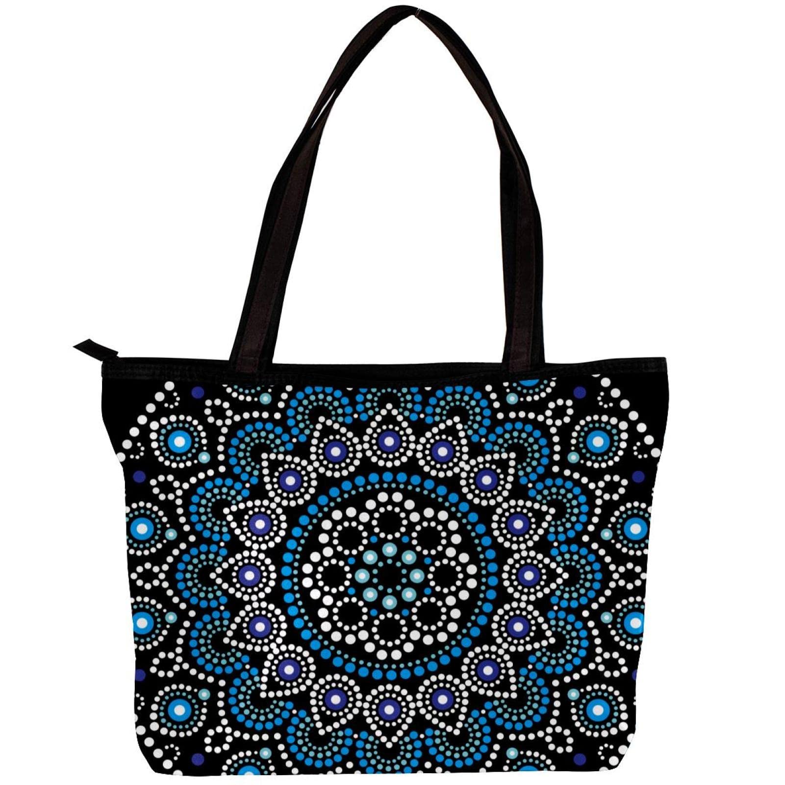 Stylish Colorful Tote Bag for Women - Lightweight Shoulder Handbag with Inner Pouch - Perfect for Work, Shopping & Travel Accessories