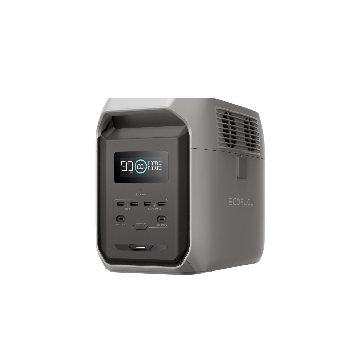 EcoFlow DELTA 3 1500W Portable Power Station - 1260Wh Solar Generator for Camping, RV, Emergency Backup & Off-Grid Power Supply