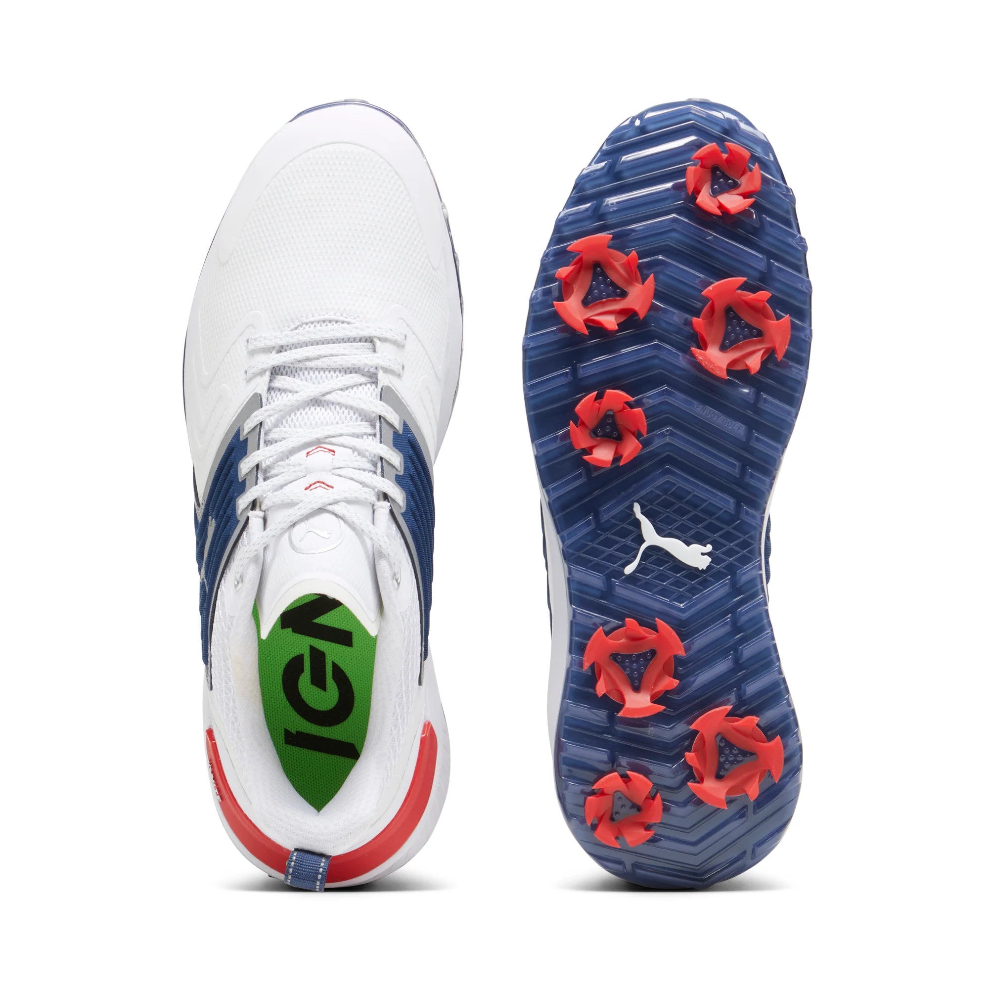 Puma IGNITE Innovate Golf Shoes for Men - Lightweight & Comfortable Spiked Golf Footwear - Perfect for Driving Range & Course Play