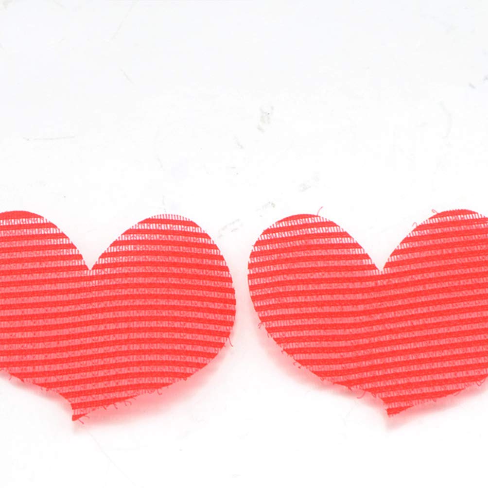 Minkissy 24pcs Heart Shaped Magic Hair Stickers - Colorful Hair Fringe Grippers & Bangs Styling Accessories for Women, Girls (Perfect for Parties, Cosplay & Daily Hairstyling)