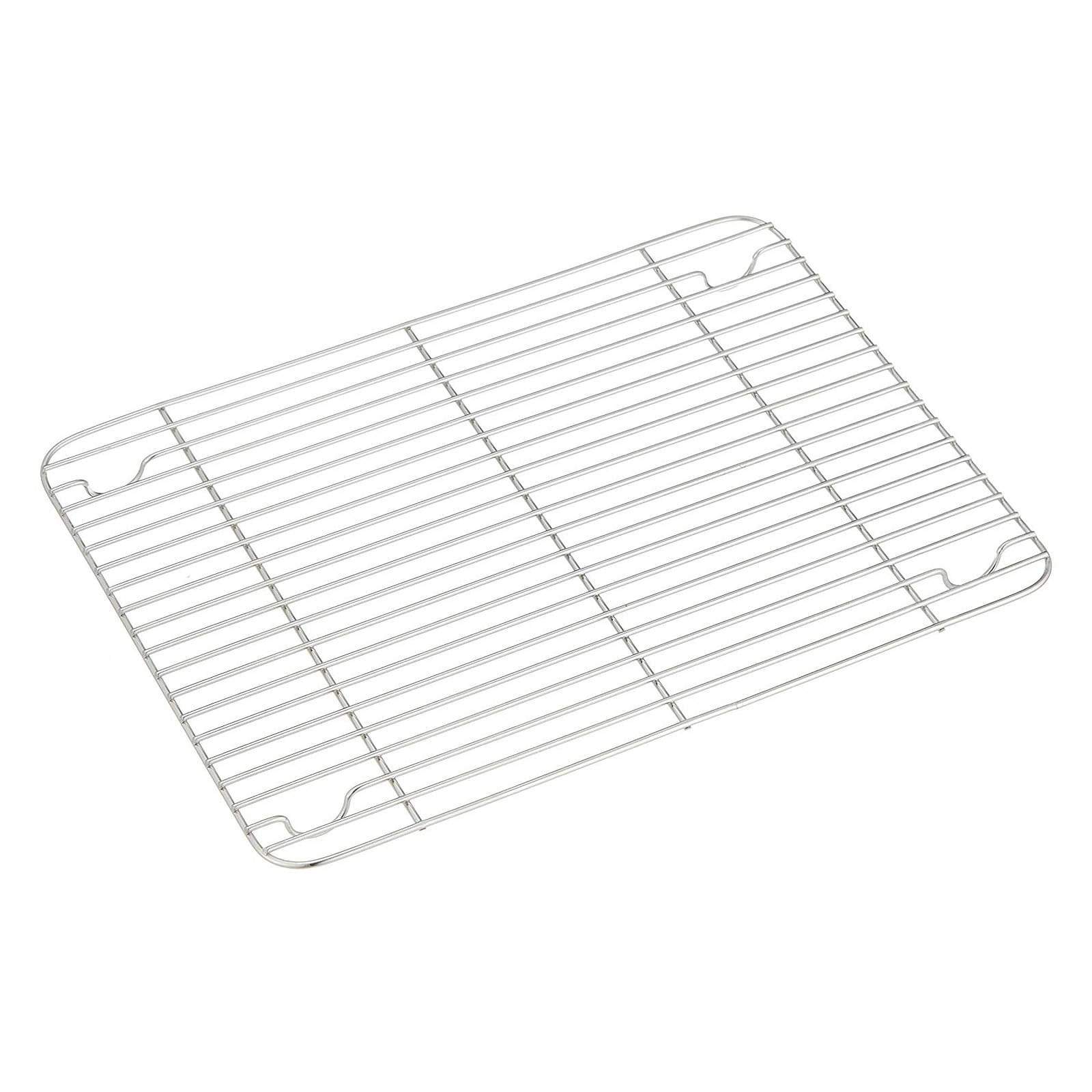 Ikeda Ecoclean Square Fine Cooling Rack - Stainless Steel Baking Rack for Cookies, Cakes, Bread - Perfect for Kitchen, Baking, and Pastry Cooling