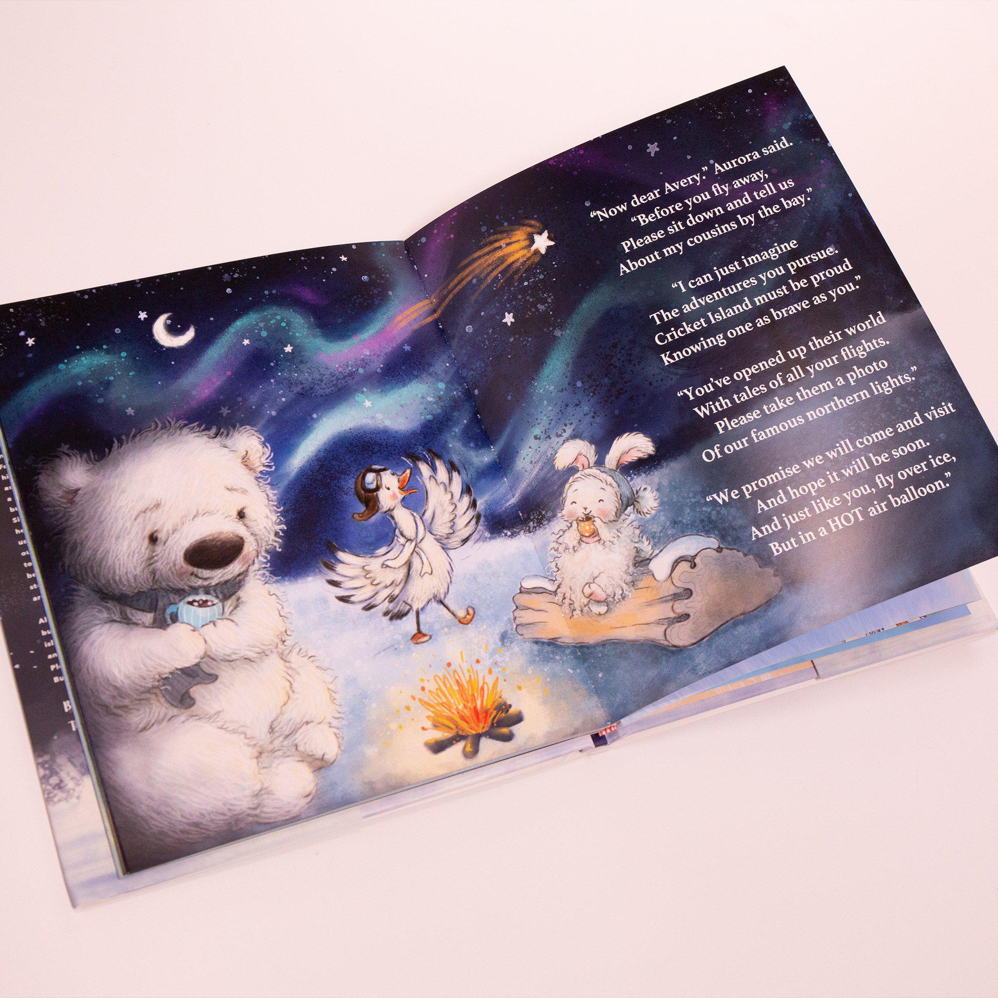 Avery the Aviator Braves the Arctic - Children's Adventure Storybook for Bedtime Reading & Winter Themed Learning