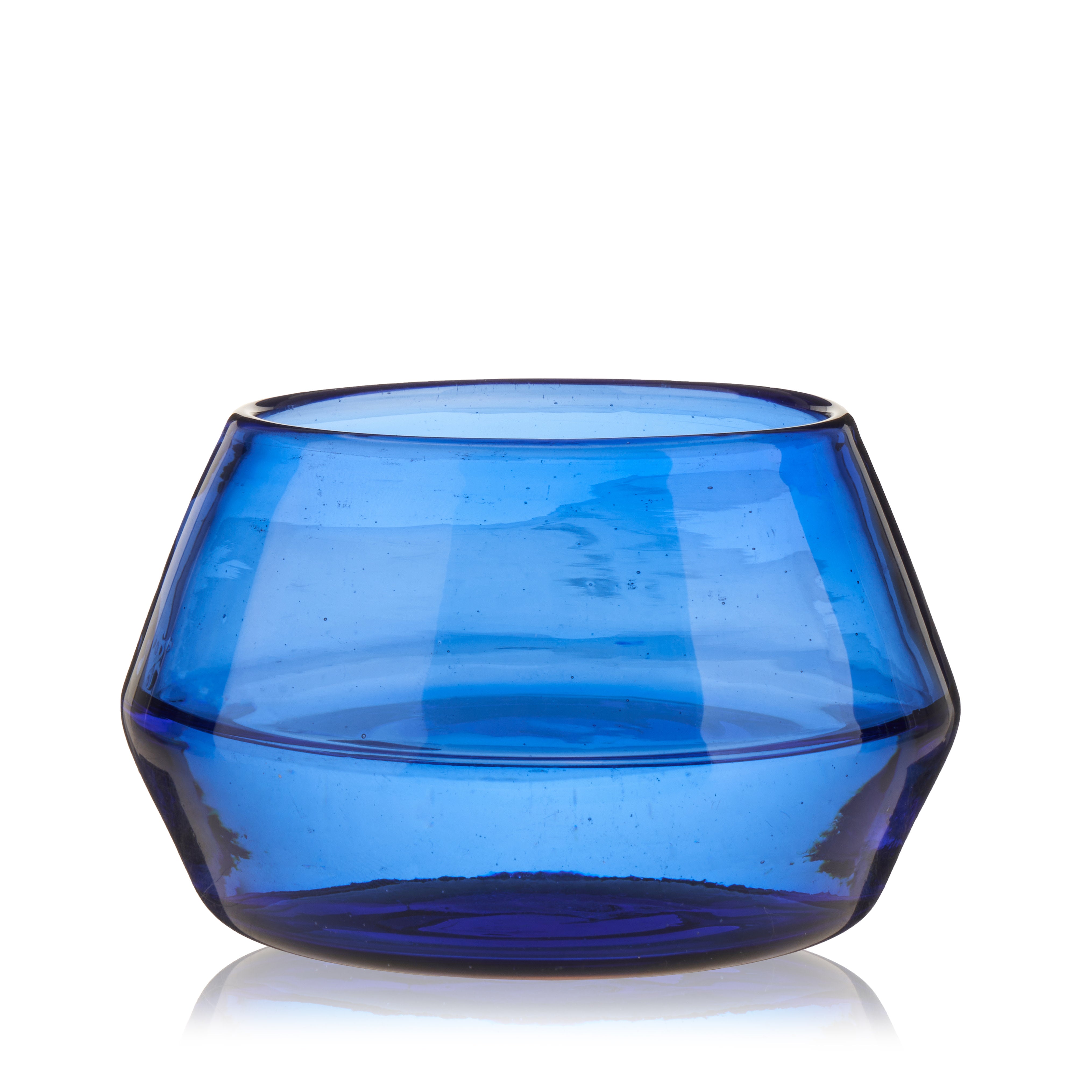 Premium Cobalt Blue Tequila Copita Glass - Authentic Mexican Shot Glass for Tequila Tasting, Sipping & Home Bar Decor