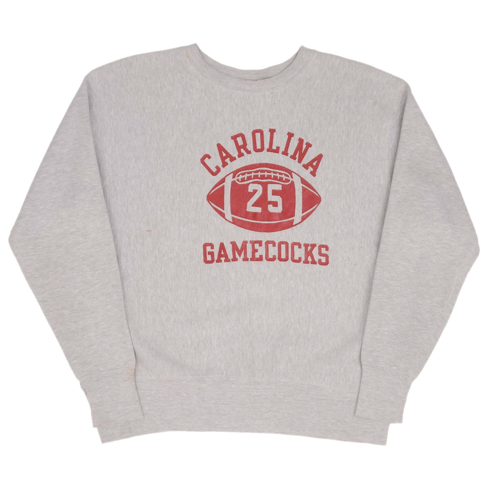 Vintage Champion Carolina Gamecocks Reverse Weave Sweatshirt 1970s Large Made in USA - Retro College Sports Fan Gift & Game Day Outfit