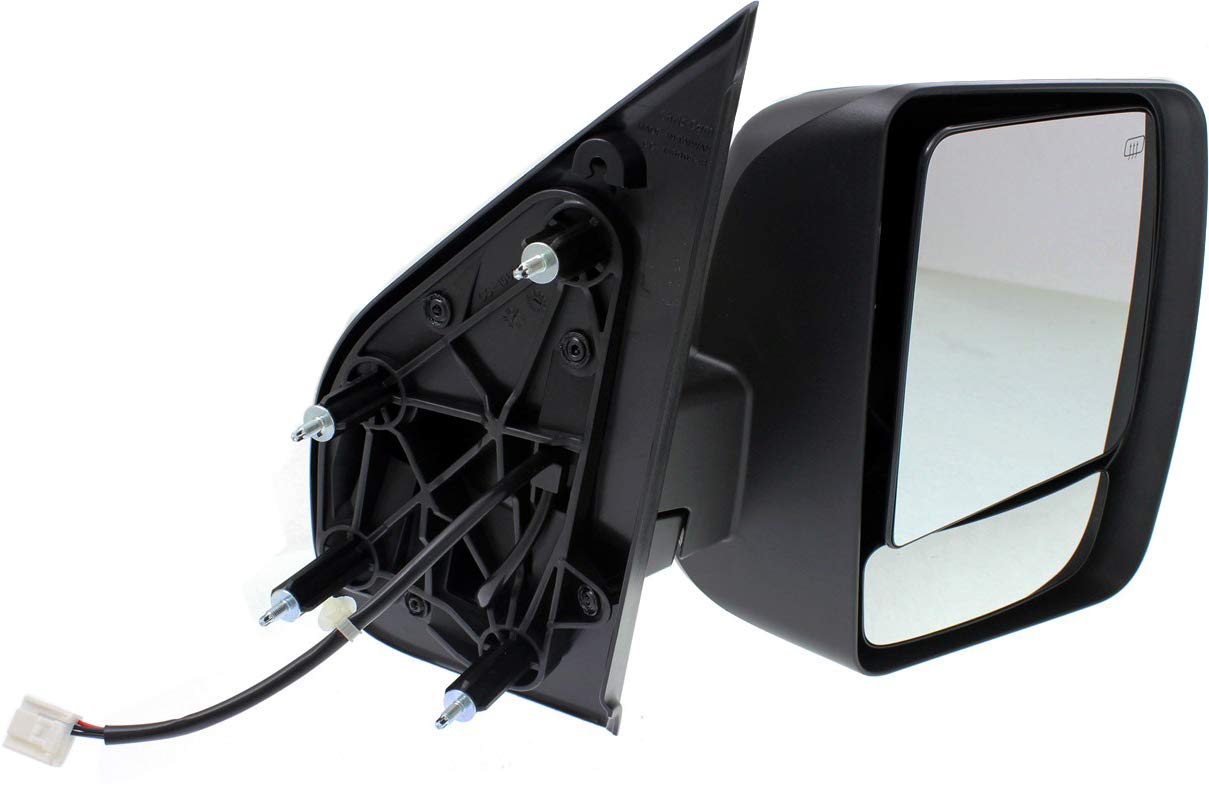 Garage-Pro Heated Power Glass Side Mirror with Blind Spot for 2012-2021 Nissan NV1500 NV2500 NV3500 - Passenger Side Replacement - Perfect for Winter Driving & Enhanced Safety