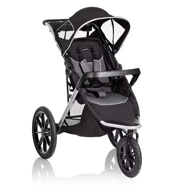 Victory Plus 3-in-1 Travel System & Jogging Stroller - Lightweight, All-Terrain Baby Stroller with Car Seat (Grey) | Perfect for City Walks, Outdoor Adventures & Daily Errands