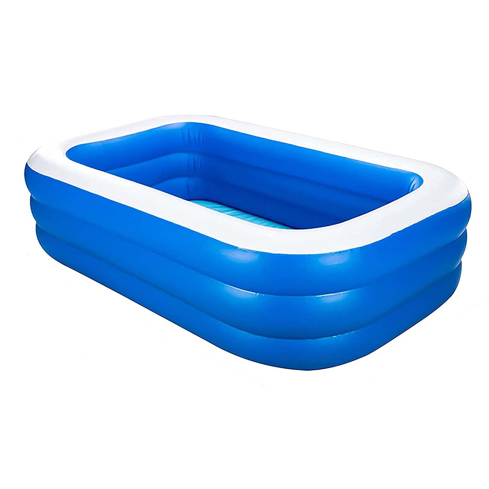 **Inflatable Swimming Pool 118x68x24 Inch - Large Family Pool for Kids & Adults, Thickened Blow Up Kiddie Pool for Outdoor, Backyard, Garden - Perfect for Summer Fun, Relaxation, and Family Bonding**