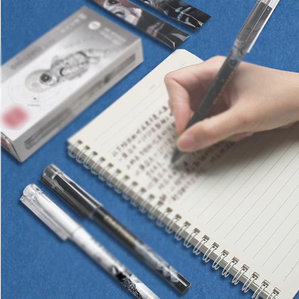 0.38mm Fine Point Gel Pens - Premium Black Ink Gel Pen for Students & Professionals - Quick-Drying, Smooth Writing - Perfect for Note Taking, Journaling & Signature Writing