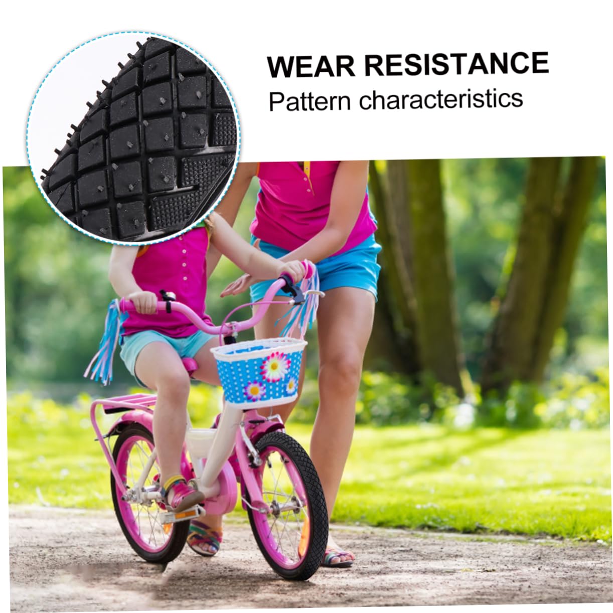 Veemoon Kids Bike Tire Repair Kit - Replacement Wheel & Tube for Balance Bikes, Strollers & Children's Bicycles | Durable Cycling Accessories for Easy Tire Fixes at Home or On-the-Go