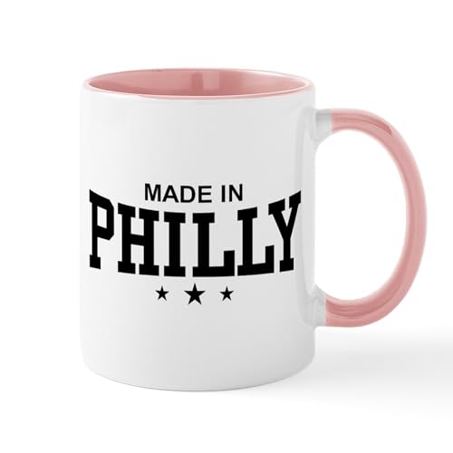 White/Pink Inside - Made In Philly Mug