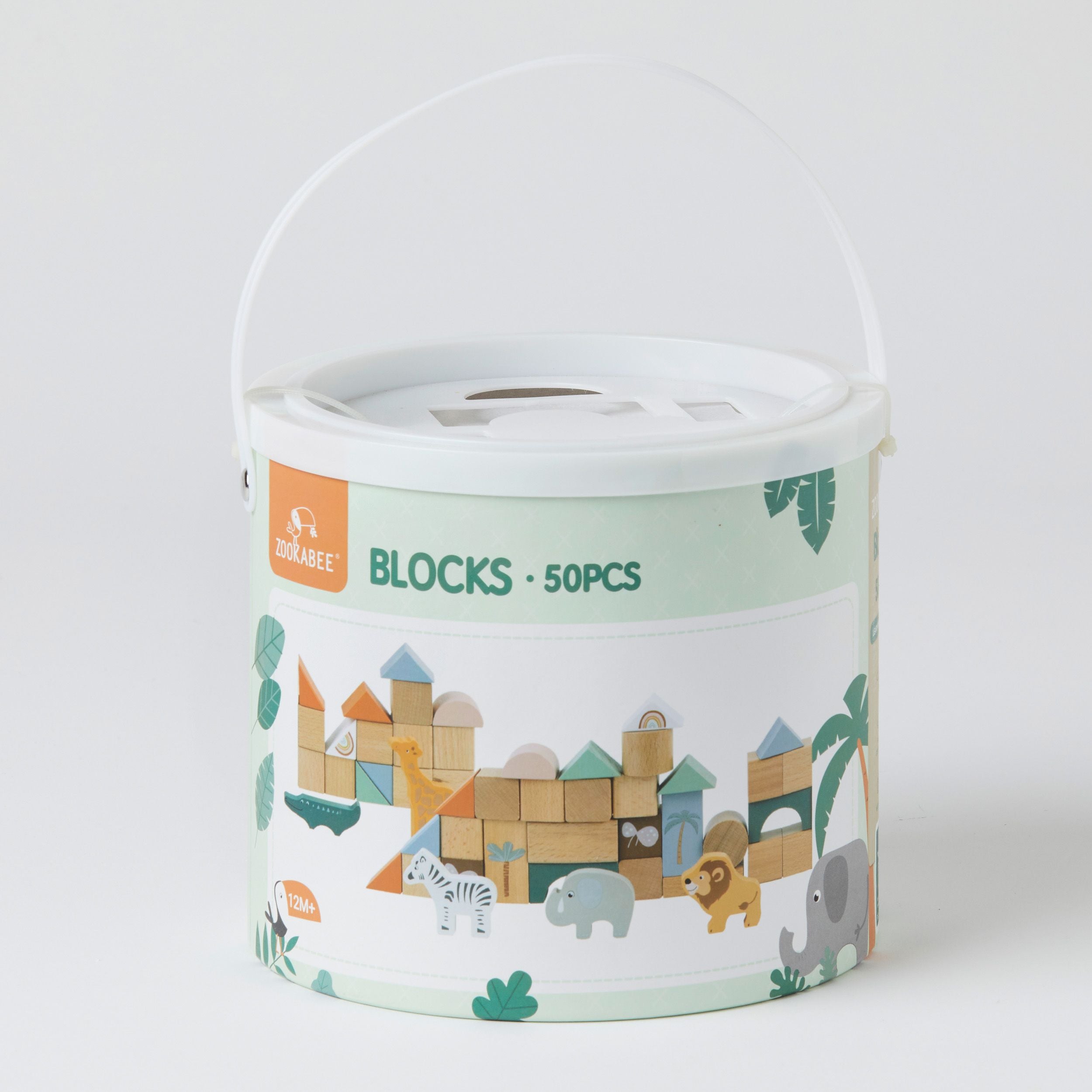 Zookabee Africa Blocks - Wooden Building Blocks for Kids, Educational STEM Toys for Toddlers - Perfect for Creative Play, Learning & Home Schooling Activities