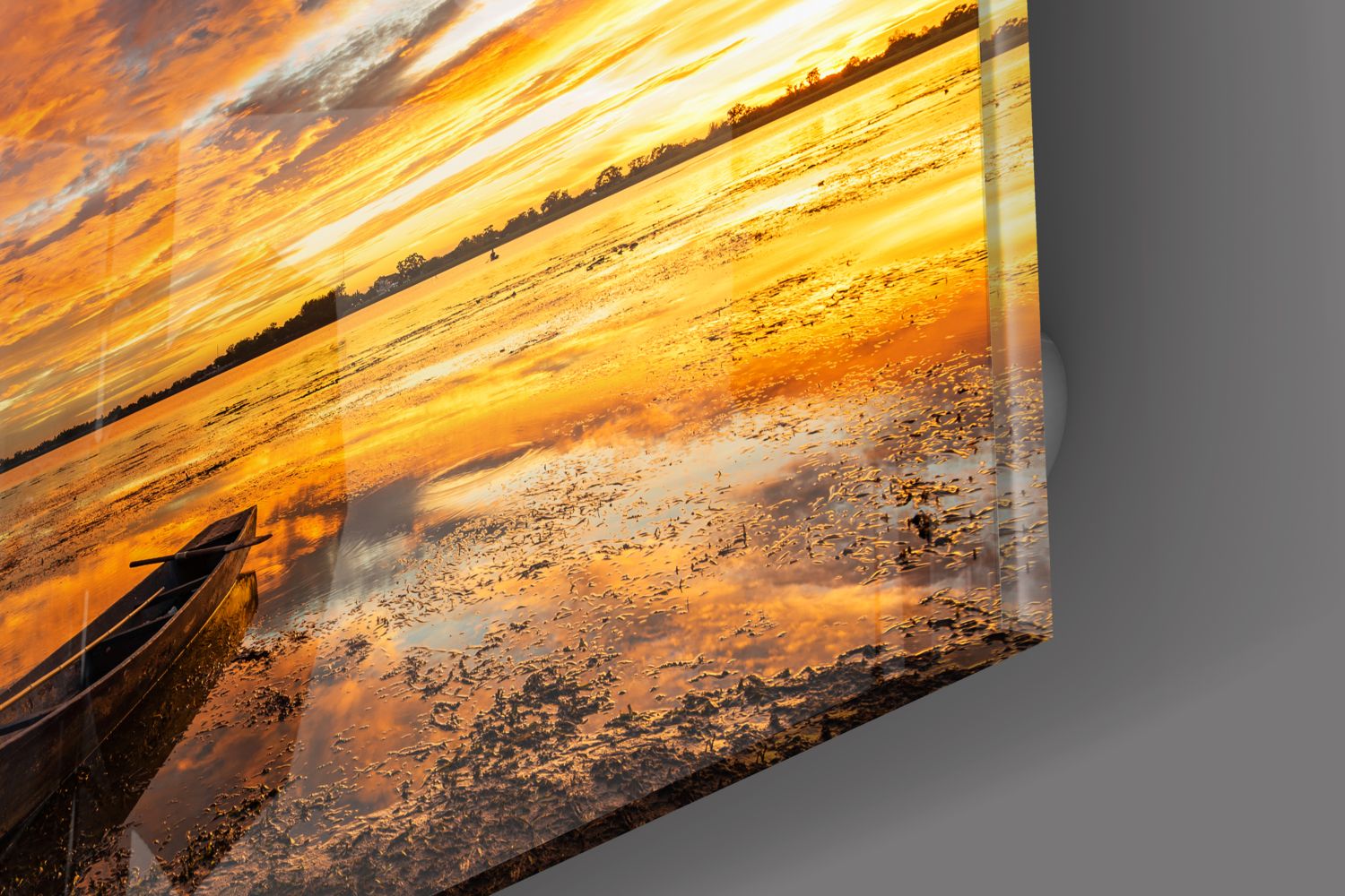 The Sunset II - Premium Handmade Wall Art for Home & Office Decor - Perfect for Living Room, Bedroom, and Workspace