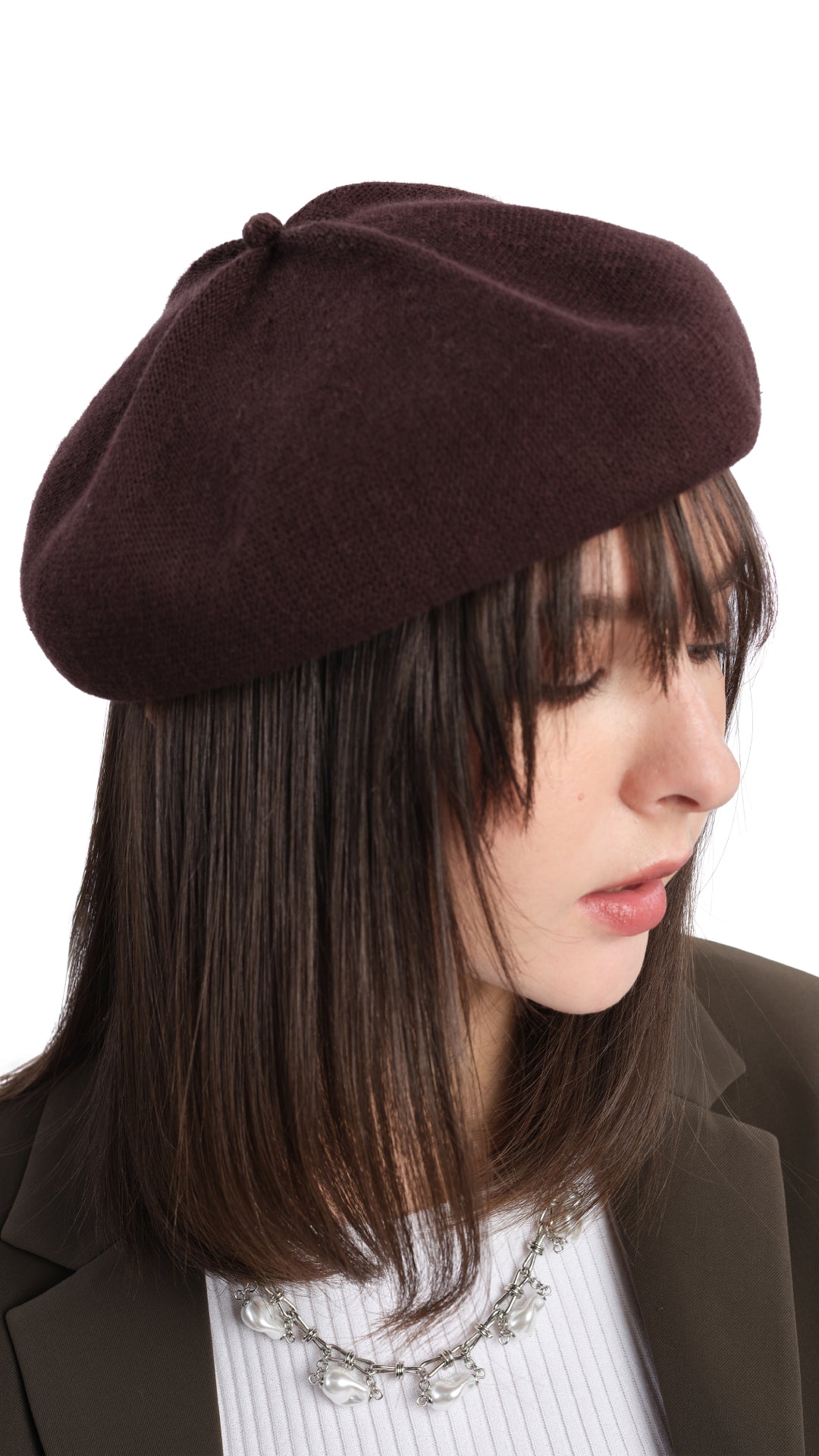 Stylish DOT Artist Beret Hat - Soft Wool French Beret for Women & Men - Perfect for Painting, Photography & Fashion Outfits