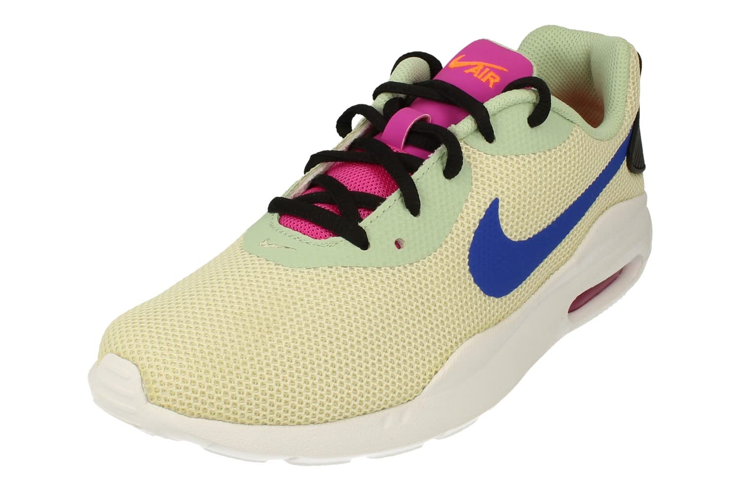 Nike Women's Air Max Oketo ES1 Running Shoes - Lightweight Trainers for Jogging & Gym Workouts (Size UK 4 / US 6.5 / EU 37.5, Fossil Hyper Blue/Fire Pink) - Perfect for Running, Training & Casual Wear