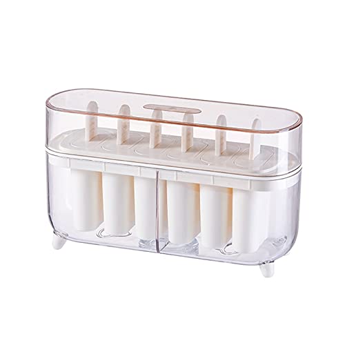 Dsxnklnd 6-Cell Silicone Lolly Mould Tray - DIY Popsicle Maker, Ice Cream Mold & Reusable Ice Cube Tray for Homemade Frozen Treats - Perfect for Summer Snacks, Kids Parties & Dessert Making