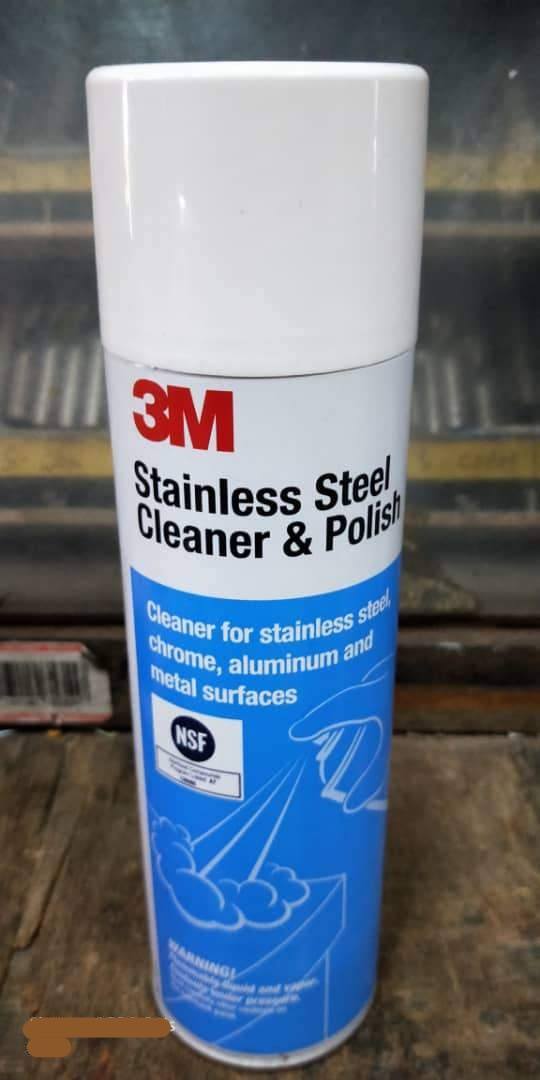 3M Stainless Steel Cleaner & Polisher Aerosol Spray - 210Z (Model 3M SS) | Professional Grade Metal Polish for Kitchen Appliances, Sinks & Outdoor Fixtures | Restores Shine & Protects Surfaces