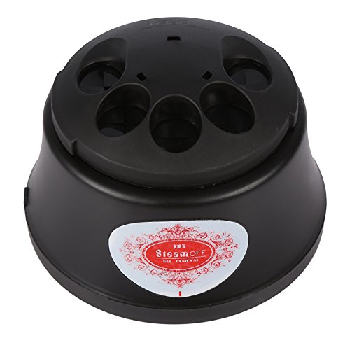 Portable Nail Polish Remover Machine - Electric Gel Polish Remover Steamer for Manicure & Pedicure | Salon & Home Use | Fast & Gentle Nail Art Tool (Black) | Perfect for DIY Nails, Spa Treatments & Professional Salons
