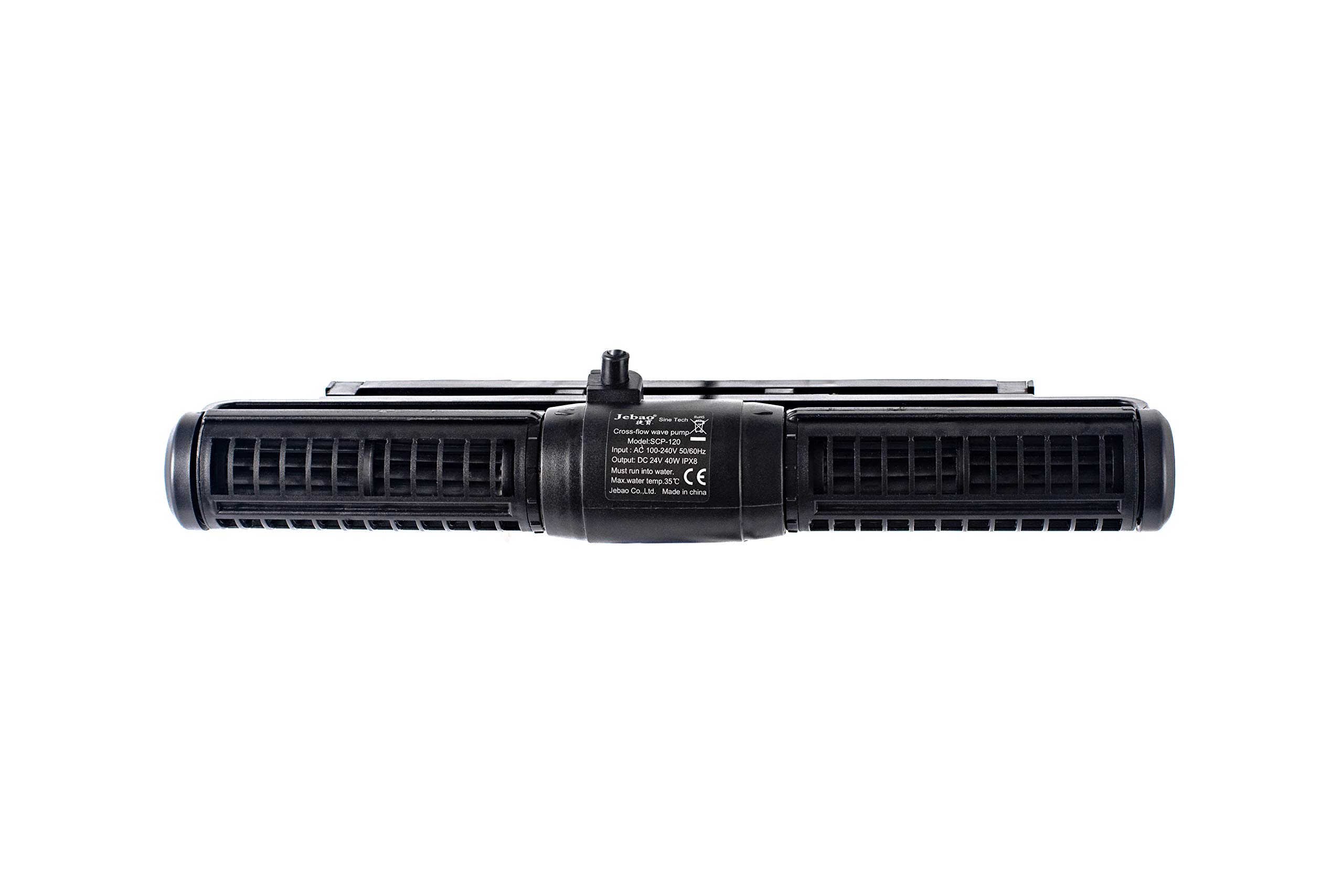 Jebao SCP-120 Sine Wave Cross Flow Pump with Controller for Aquarium, Fish Tank & Saltwater Reef - Powerful & Quiet Water Circulation for Marine Life