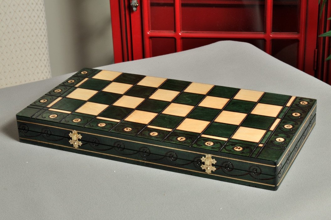 Premium Inverness Travel Chess Set & Board - Portable Folding Chess Game for Adults & Kids - Perfect for Camping, Travel, and Outdoor Activities