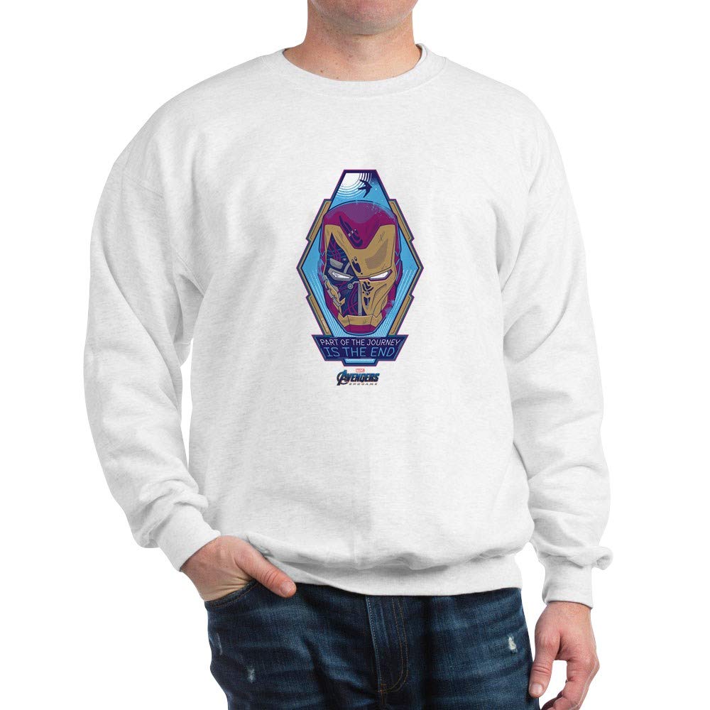 Iron Man Classic Crew Neck Sweatshirt - Marvel Superhero Graphic Pullover for Men & Women | Perfect for Cosplay, Comic Con & Casual Wear