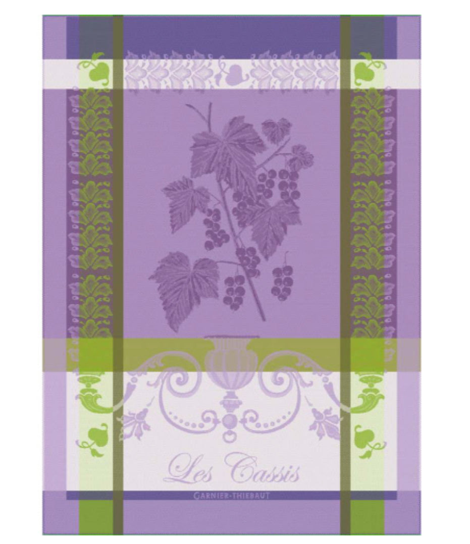 Premium Les Cassis Purple Kitchen Towels - Soft, Absorbent & Durable Dish Cloths for Cooking, Cleaning & Decor - Perfect for Modern Kitchens & Gifts