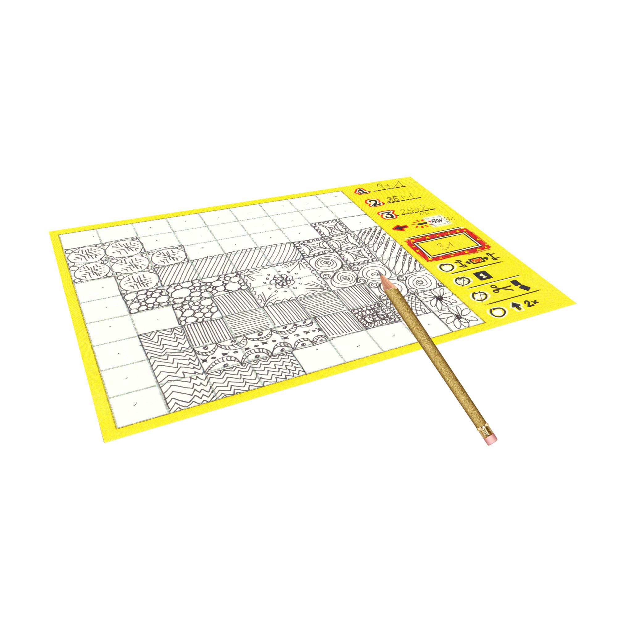Patchwork Doodle Board Game - Creative Strategy & Drawing Puzzle Game for Families, Kids & Adults Ages 8+ | 1-6 Players | 20 Min Playtime | Perfect for Family Game Nights, Birthday Gifts & Creative Learning Activities | by Lookout Games