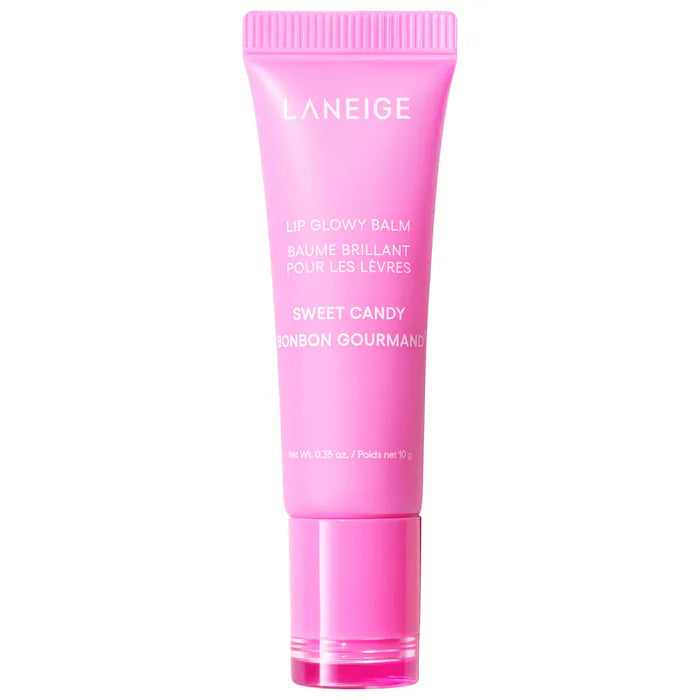 LANEIGE Lip Glowy Balm - Hydrating Lip Balm with Vitamin C for Soft, Plump Lips | Day & Night Moisturizing Lip Care for Dry, Chapped Lips | Perfect for Makeup Prep & Daily Hydration