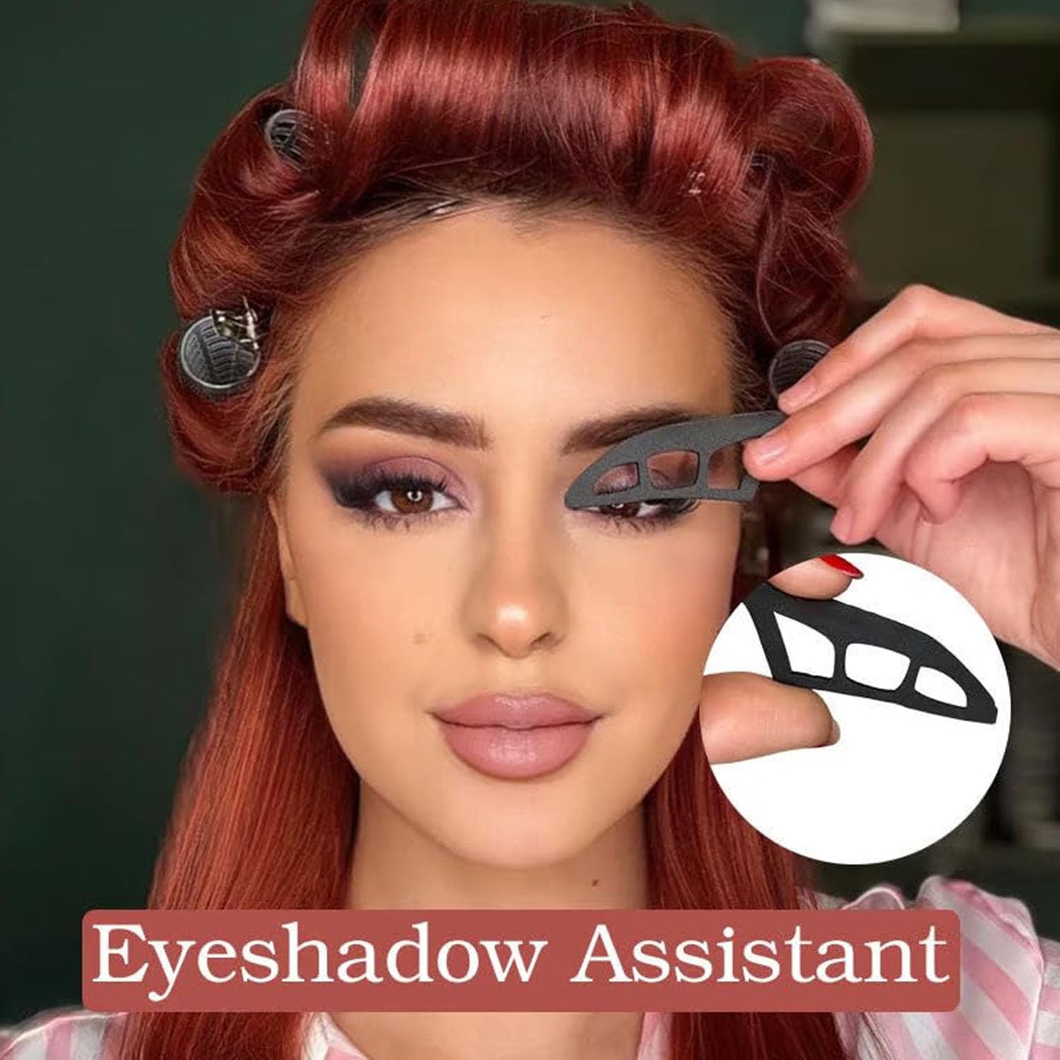 Professional Eyetour Eyeshadow Stencil Kit - Quick & Easy Eye Makeup Tool for Women & Beginners (2Pcs + Brush) | Perfect for Daily Makeup, Party Looks & Special Occasions