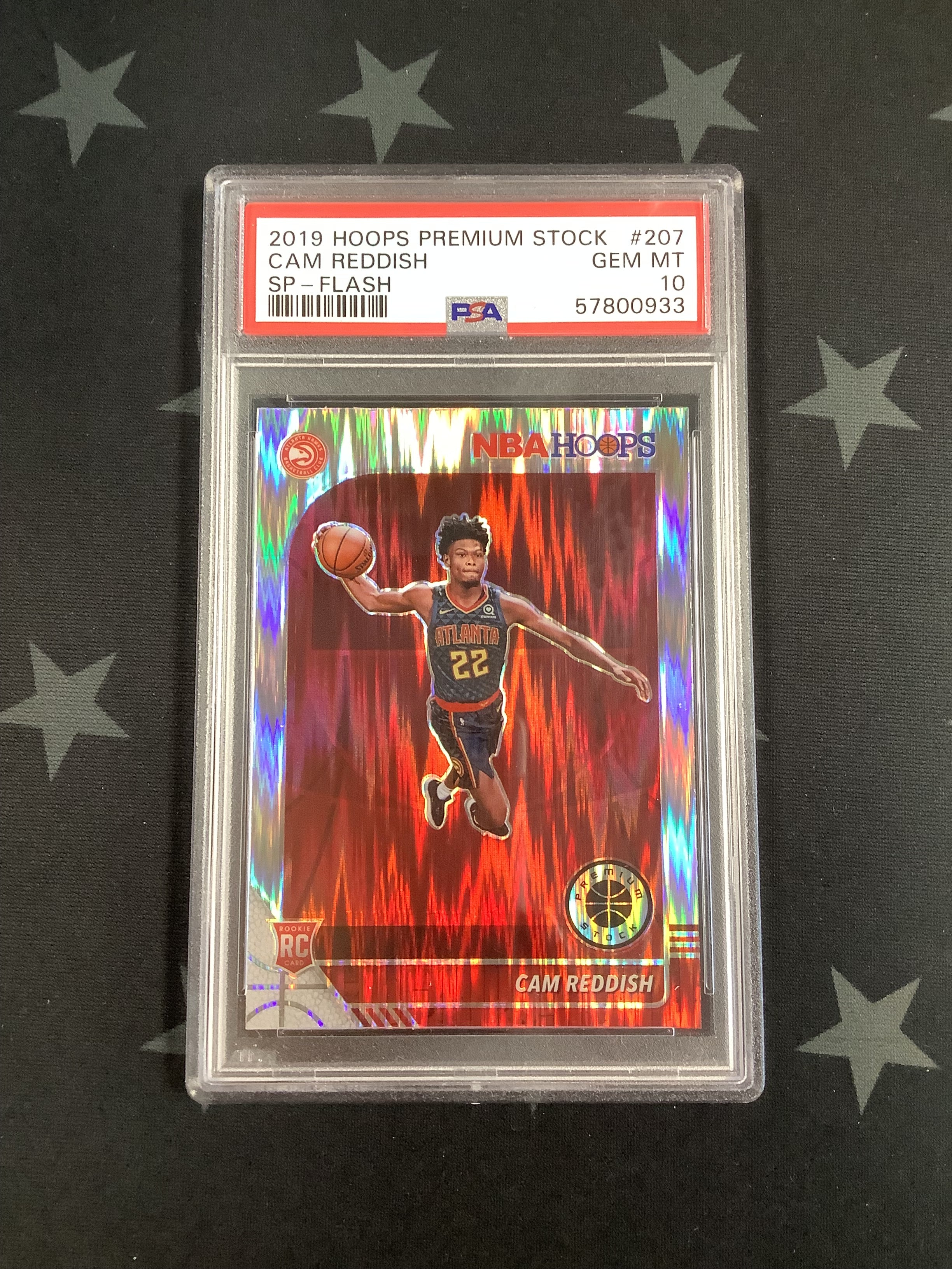 2019 Panini Hoops Premium Stock Basketball SP Flash Cam Reddish #207 PSA GEM MT 10 - Rare Collectible for Basketball Fans & Sports Memorabilia Enthusiasts - Perfect for Display, Investment & Gifting