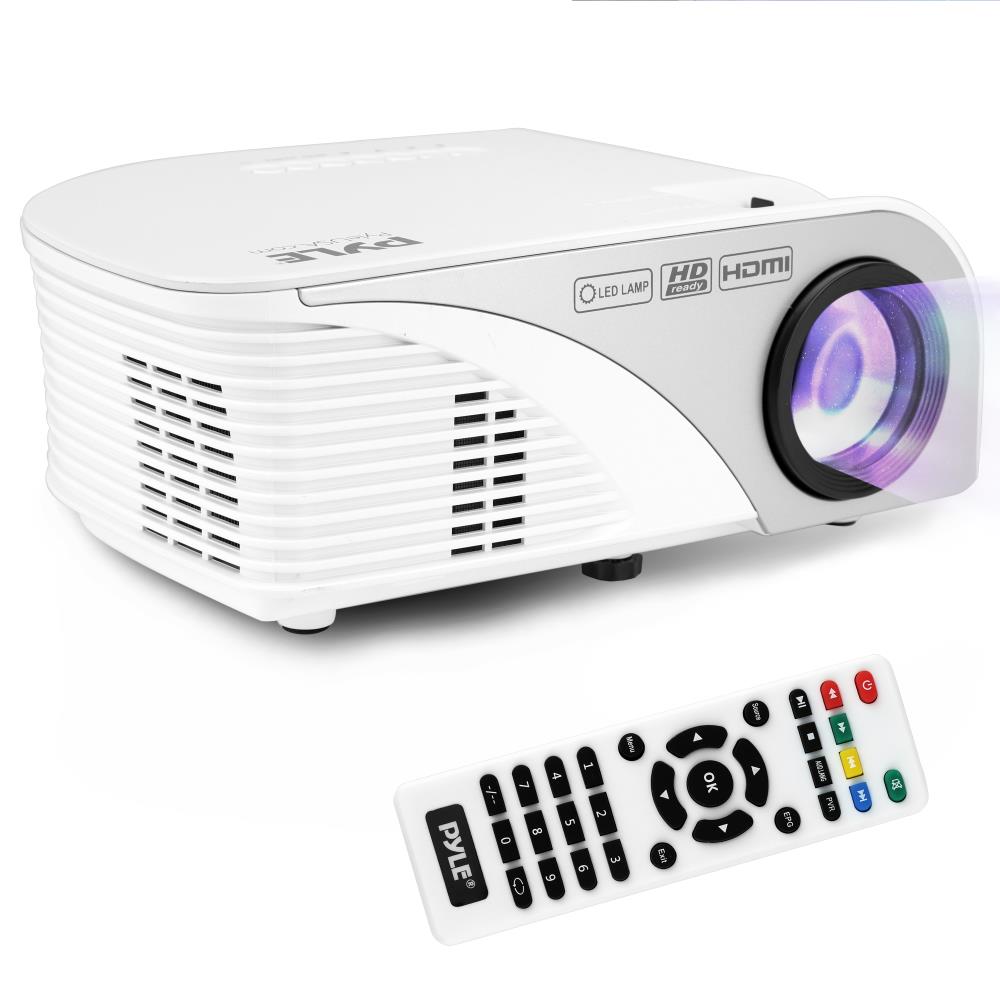 Compact Digital Multimedia Projector - HD 1080P Portable Mini Projector for Home Theater, Outdoor Movies, Gaming & Office Presentations | USB, HDMI, WiFi Connectivity