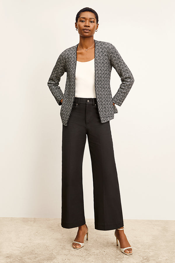 Milo Wide Leg Eco-Friendly Jeans for Women - Sustainable Black Denim Pants - Perfect for Casual Wear, Office Outfits & Street Style Fashion