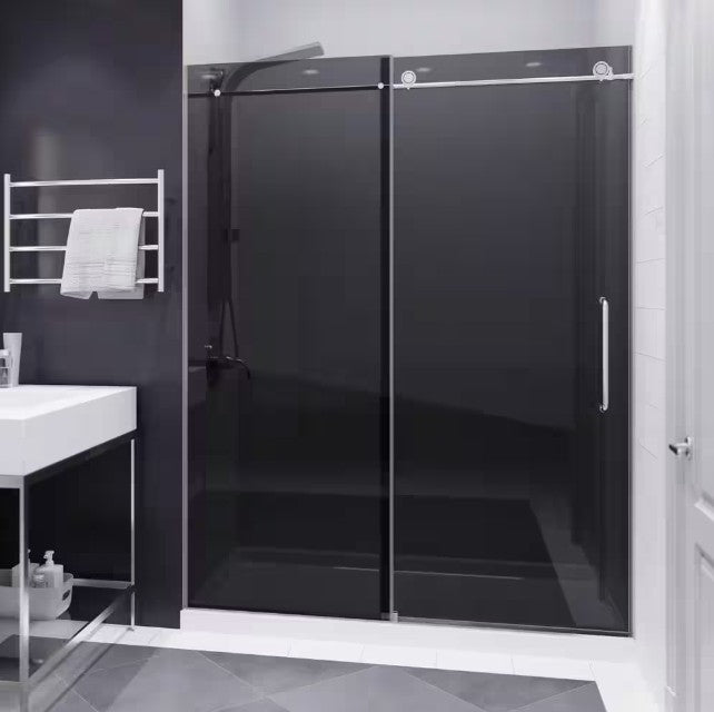 Anzzi SD AZ8077 02BNT Frameless Sliding Shower Door - 60