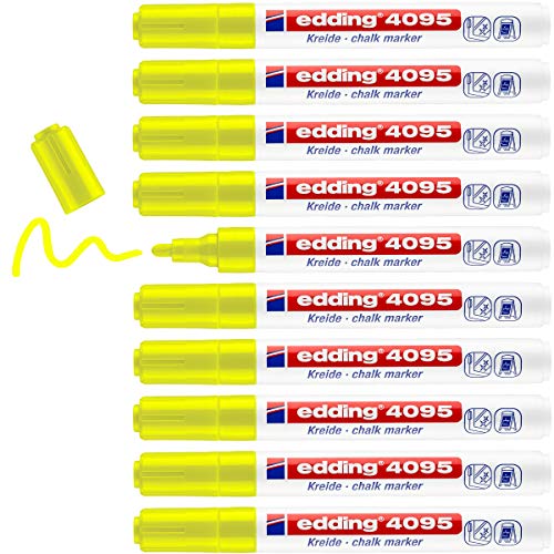 08: 10 pens - neon yellow