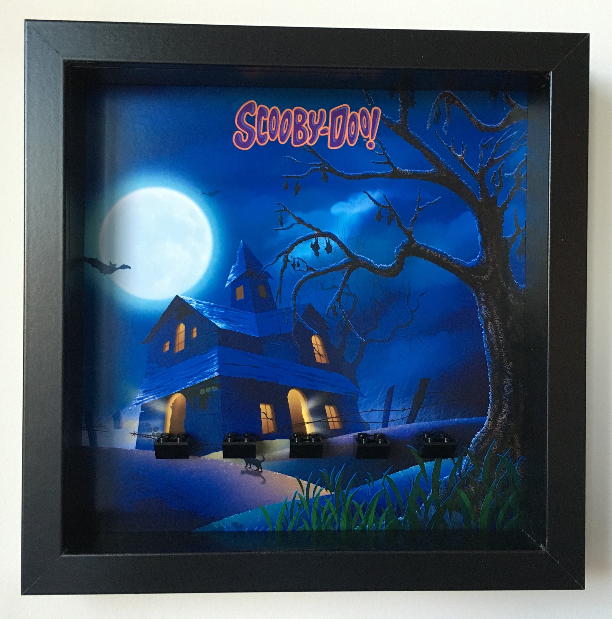 Lego® Scooby Doo Minifigure Display Frame - Collectible Minifigures Showcase for Scooby-Doo Fans - Perfect for Home Decor, Office Display & Gift for Lego Enthusiasts