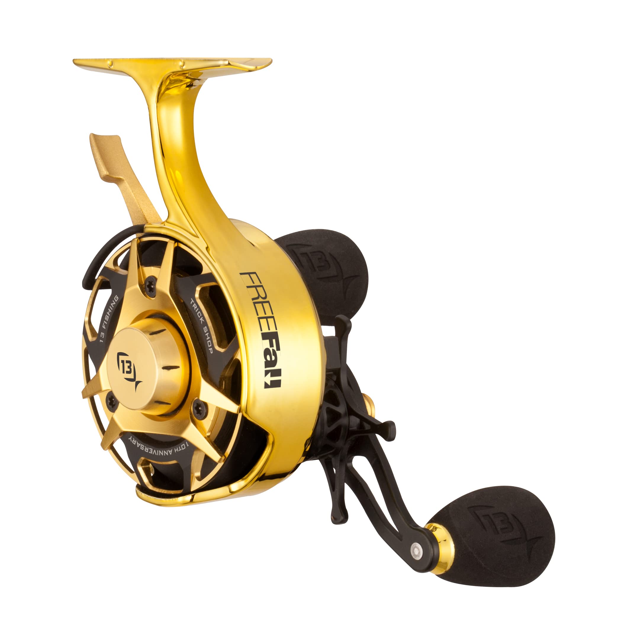 13 Fishing Freefall Carbon Ice Reel - 2.5:1 Gear Ratio for Winter Fishing