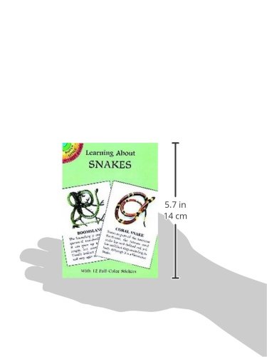 Learning About Snakes - Dover Little Activity Books: Animals | Fun Educational Reptile Guide for Kids | Perfect for Homeschooling & Nature Study