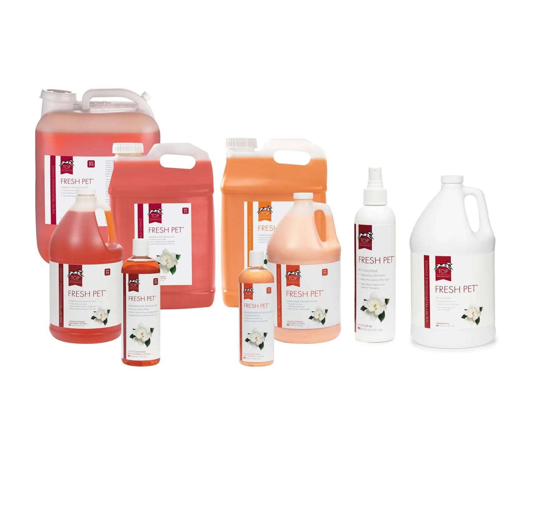 **Professional Dog Grooming Fresh Pet Shampoo & Conditioner Set - 5 Gallon | Cologne Mist & Waterless Shampoo for Bathing, Odor Control & Coat Shine | Ideal for Groomers, Pet Salons & Home Use**